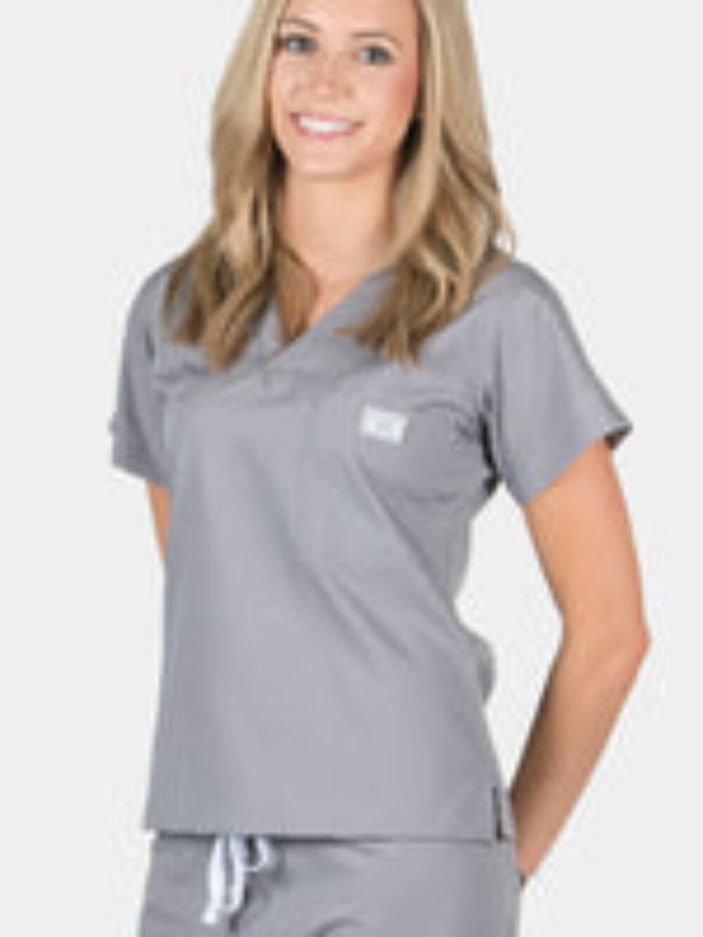 Blue Sky Classic Simple Scrub Top Sz (xxs)